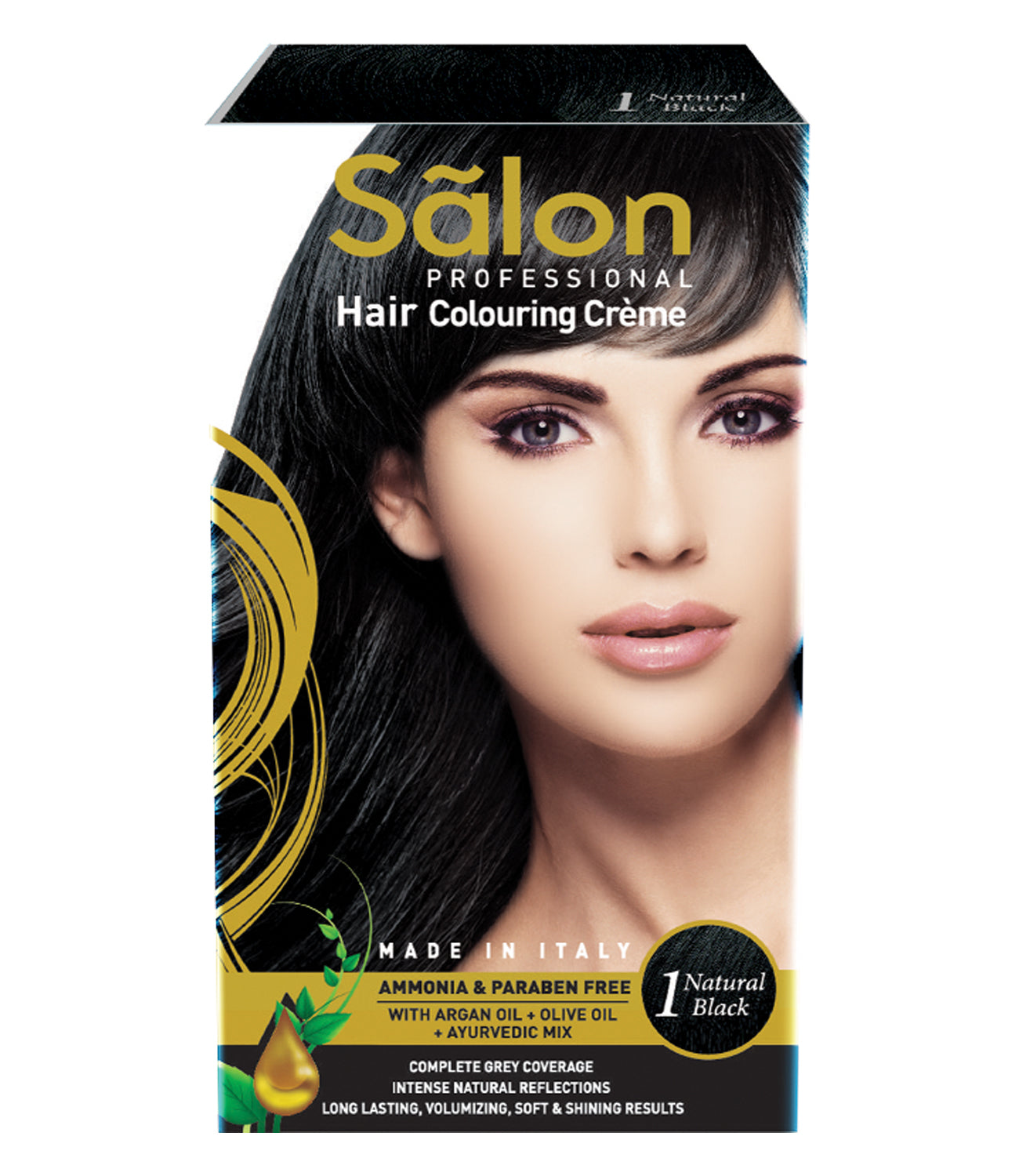 Salon Professional Salon Professional Hair Color-Natural Black (1)