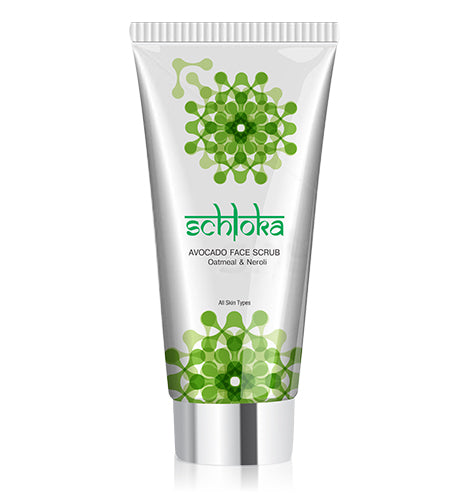 Schloka Avocado Face Scrub With Oatmeal & Neroli