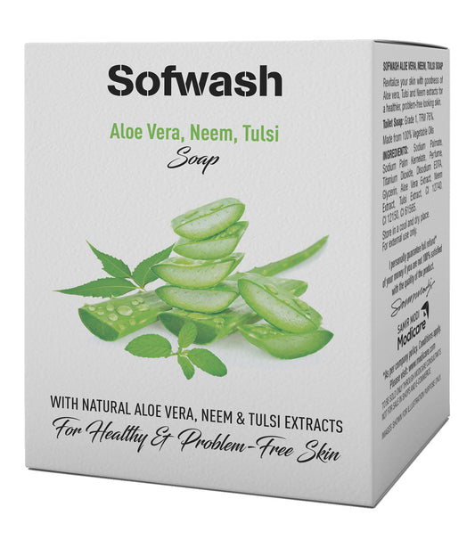 Sofwash Aloe Vera, Neem, Tulsi Soap