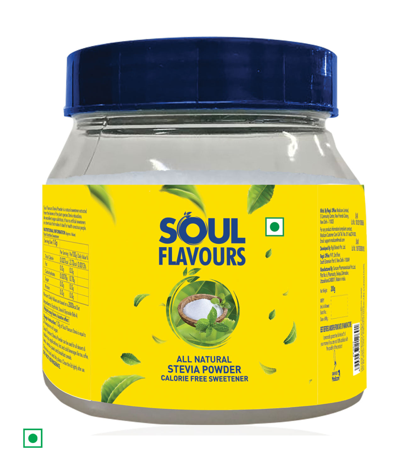 Soul Flavours All Natural Stevia Powder