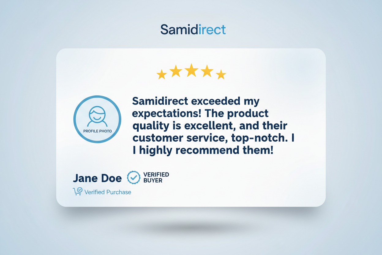 Samidirect Customer review